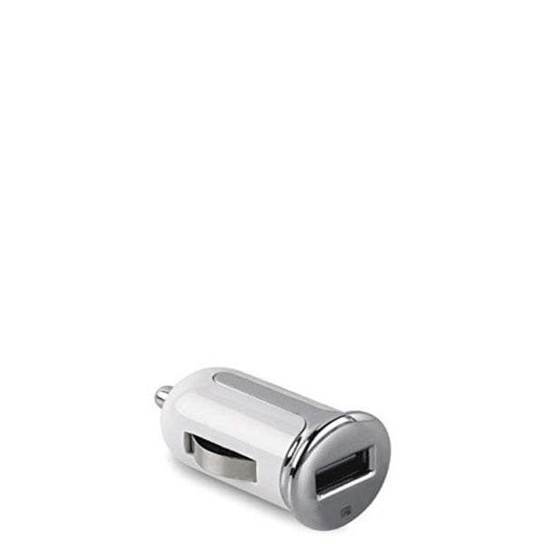 CELLY, auto punjač mini, 2.4A, 12W, USB, bijeli